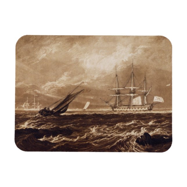 Íman Joseph Mallord William Turner | Pizza do Mar Leade (Horizontal)