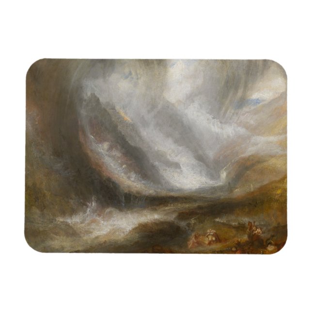 Íman Joseph Mallord William Turner - Vale de Aosta (Horizontal)