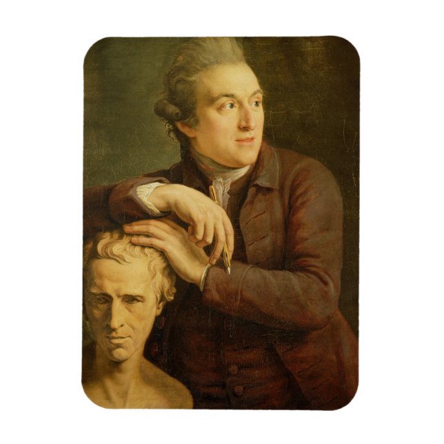 Íman Joseph Nollekens (1737-1823) com seu busto de Laur (Vertical)