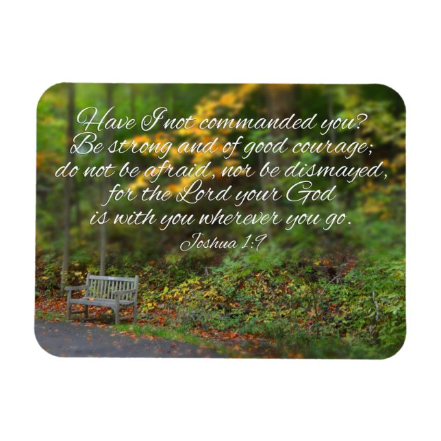 Íman Joshua 1:9 Escritura Cristã Versa Bíblia (Horizontal)