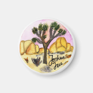 Íman Joshua Tree National Park Watercolor