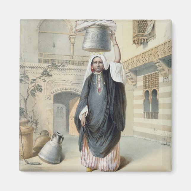 Íman Jovem Árabe Retornando do Hammam no Cairo (Frente)