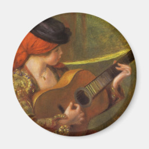 Íman Jovem Espanhola com uma Guitarra por Pierre Renoir