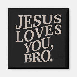Íman Jovem Jesus Te Ama Bro Crianças Cristãs Engraçadas