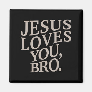 Íman Jovem Jesus Te Ama Bro Crianças Cristãs Engraçadas