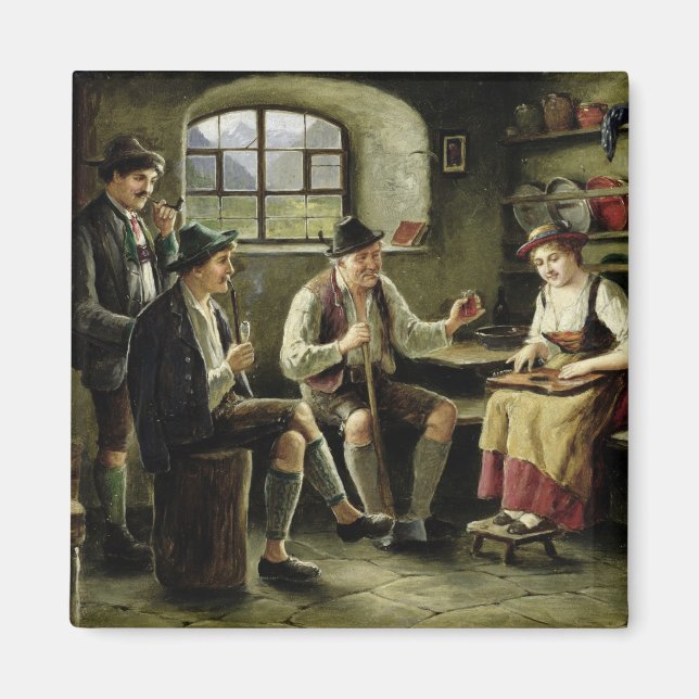 Íman Jovem Jogando um Zor (Frente)