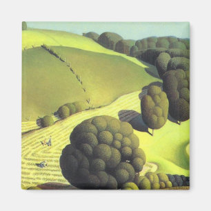 Íman Jovem Milho - Grant Wood 1931