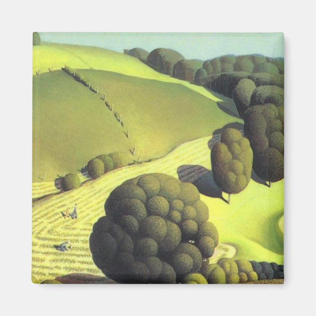 Íman Jovem Milho - Grant Wood 1931 (Frente)