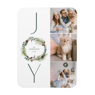 Íman Joy Botanic Pine Wreath Photo Collage Natal