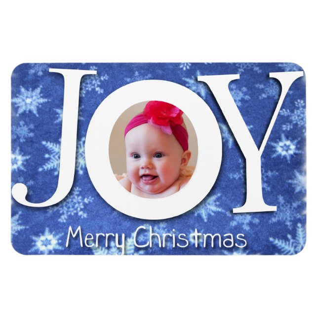 Íman Joy e Snow Foto Premium Magnet (Horizontal)