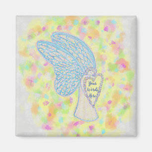 Íman Joy Guardian Angel Art Imãs de geladeira personal