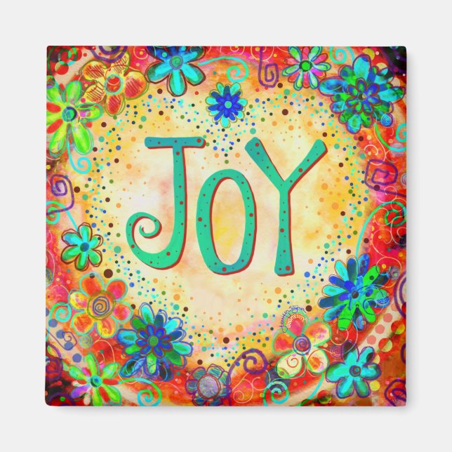 Íman Joy Inspirivity ONE WORDFun Trendy Cheerful (Frente)