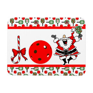 Íman Joy Joy Papais noeis de Natal Pickleball Paddles