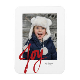 Íman JOY Natal Holiday Photo Magnet