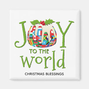 Íman JOY TO THE WORLD Christmas