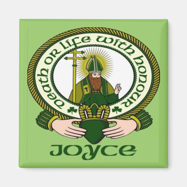 Íman Joyce Clan Motto Magnet (Frente)