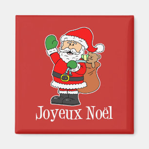 Íman Joyeux Noel French Christmas Santa Magnet