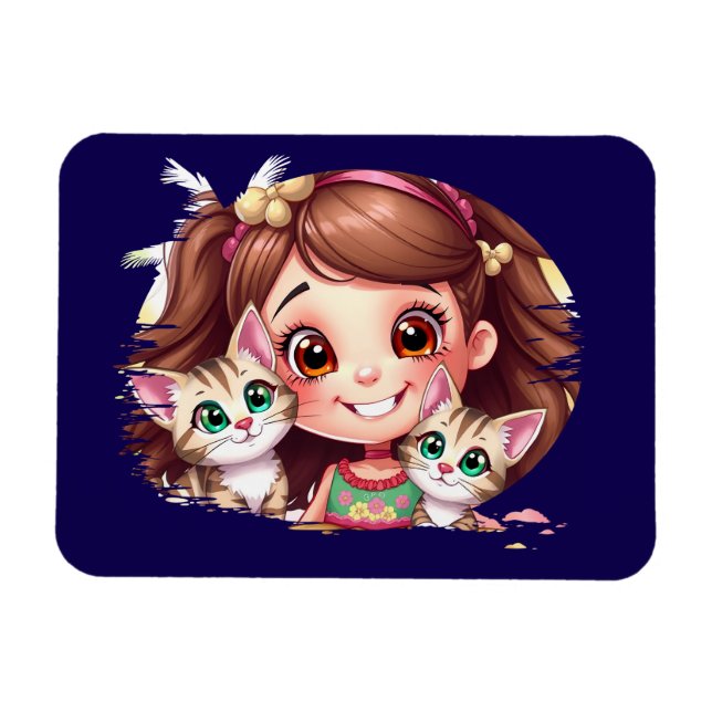 Íman Joyful Moments with My Kitties (Horizontal)