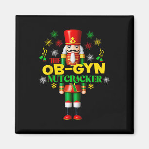Íman Joyful Nutcracker ObGyn Divertido Festivo Natal Gy