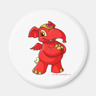 Íman Joyful Red Elephante