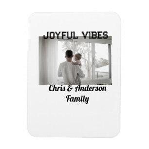 Íman Joyful Vibes pai filho da família Natal p