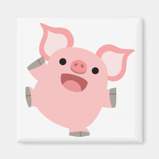 Íman Joyous Cartoon Pig Magnet