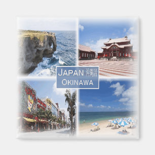 Íman JP0015 Ásia, Japão, Ilha de Okinawa, geladeira