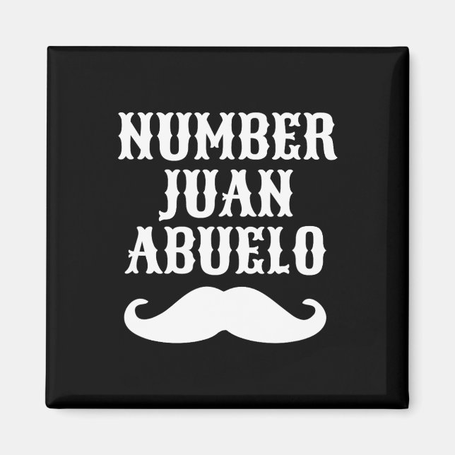Íman Juan Avô Presentes Espanhol Mexicano Melhores para (Frente)