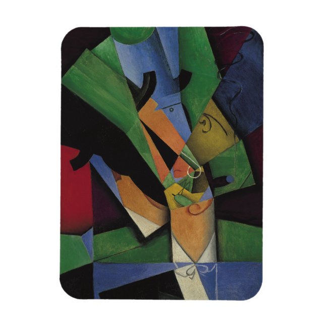 Íman Juan Gris - O Fumante (Vertical)