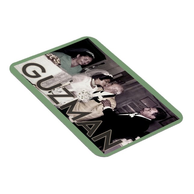 ÍMAN  JUAN SR & JUANITA GUZMAN ANNIVERSARY- MAGNET (Lado Direito)