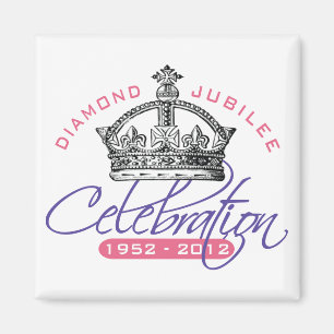 Íman Jubileu de diamante britânico - lembrança real