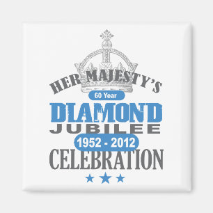 Íman Jubileu de diamante britânico - lembrança real