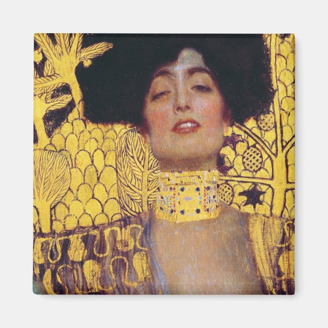 Íman Judith (Lady in Dourado), Gustav Klimt (Frente)