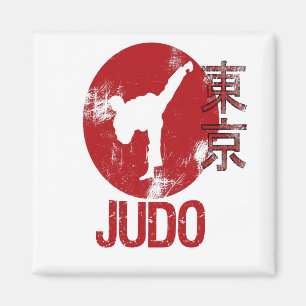 Íman Judo Sport Japonês Aestético Tokyo Flag Gift