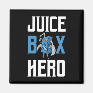 Íman Juice Box Hero Diabetes Azul Fita Endocrinologis