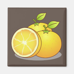 Íman Juicy Orange fruta art