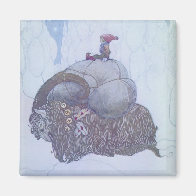 Íman Julbocken Scandinavian Christmas Goat (Frente)