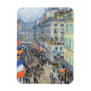 Íman Julho décima quarta, rua Daunou por Childe Hassam