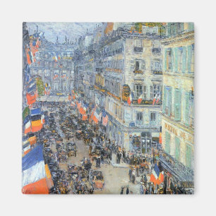 Íman Julho décima quarta, rua Daunou por Childe Hassam