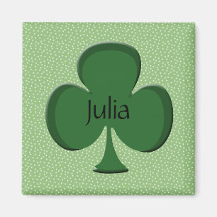 Íman Julia Shamrock Nome Magnet