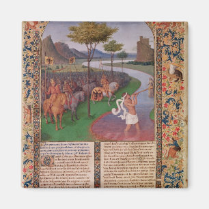 Íman Júlio César que cruza o Rubicon, c.1470