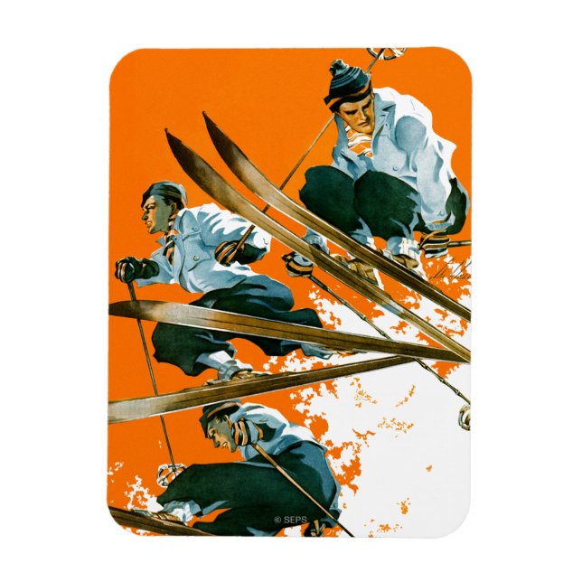 Íman Jumpers de Esqui por Ski Weld (Vertical)