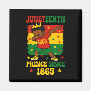 Íman Juneteenth 1865 Garoto Radical Dançando Príncipe M