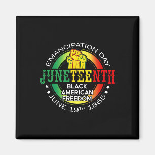 Íman Juneteenth Liberdade Afro-Americana 1865 História