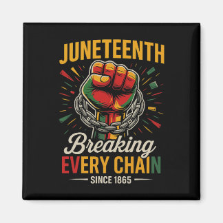 Íman Juneteenth quebrando todas as correntes desde 1865
