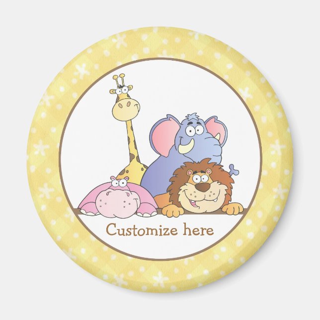 Íman Jungle Baby Design (Frente)