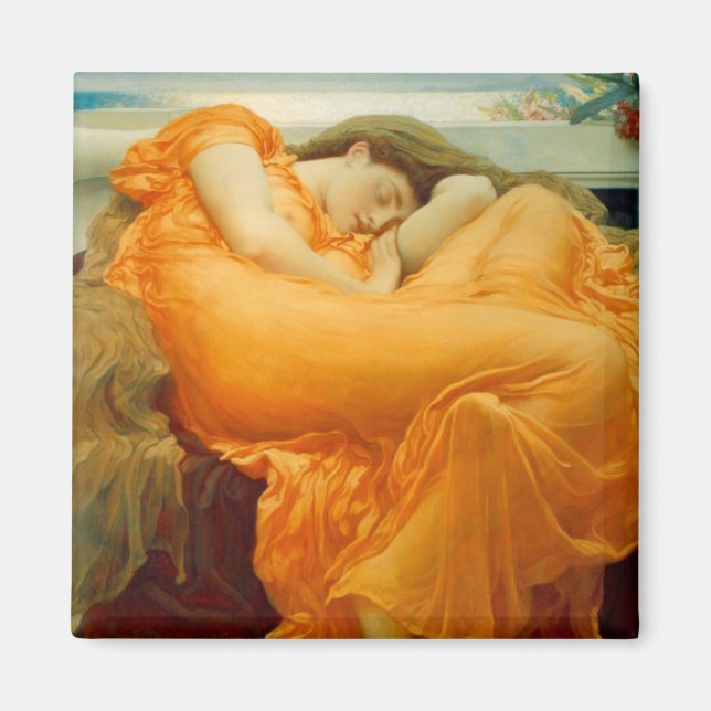 Íman Junho flamejante de Frederick Leighton (Frente)