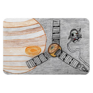 Íman "Juno alcança Jupiter" ímã (4" x6")