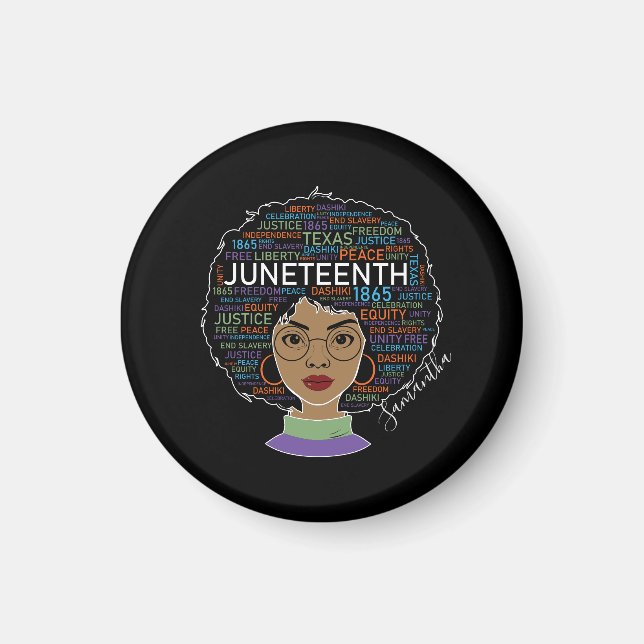 Íman Junta | Mulher negra | Direitos negros (Frente)
