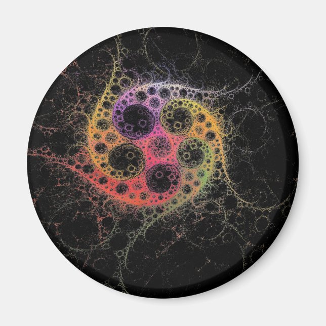 Íman Junto ao Centro do Magnet Redondo (Frente)